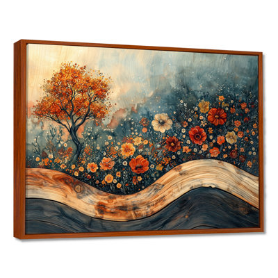 Indara, fleurs sauvages et jardin de cactus au désert - Art mural fleurs sauvages