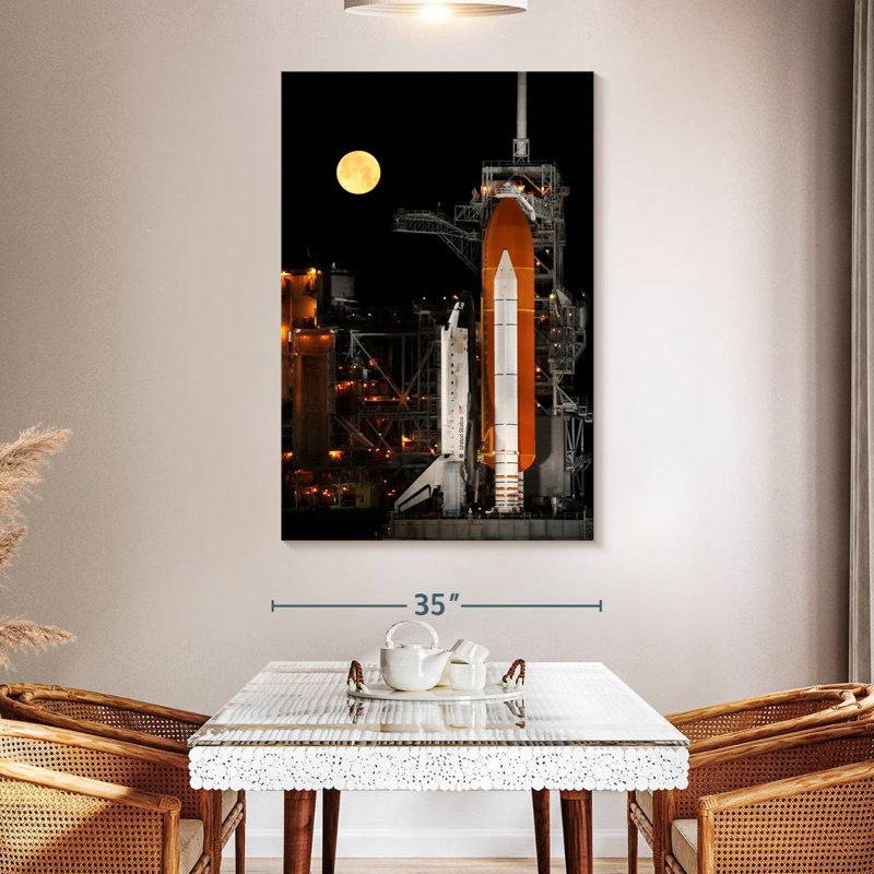Oberle Discovery Space Shuttle, 51" H x 34" W