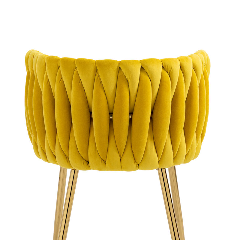 Landreneau Dining Chairs, Yellow
