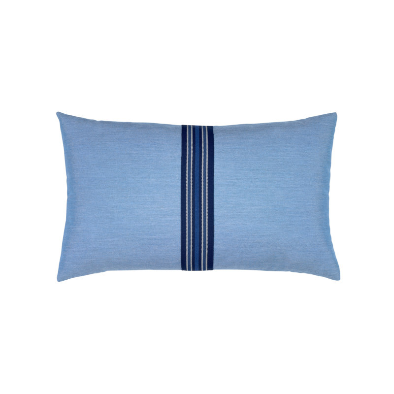 Ocean Banded Rectangular Performance Pillow Cover & Insert
