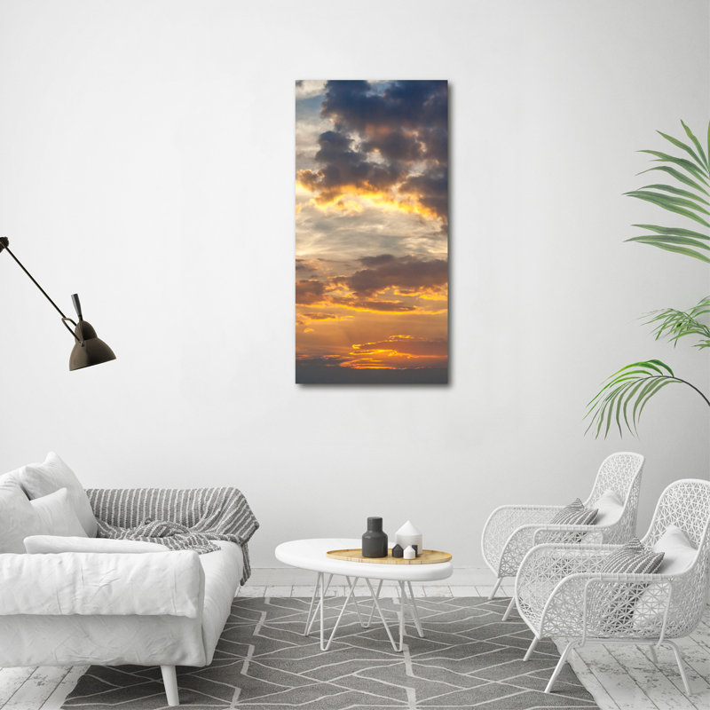 Sunset Sky - Wrapped Canvas Print