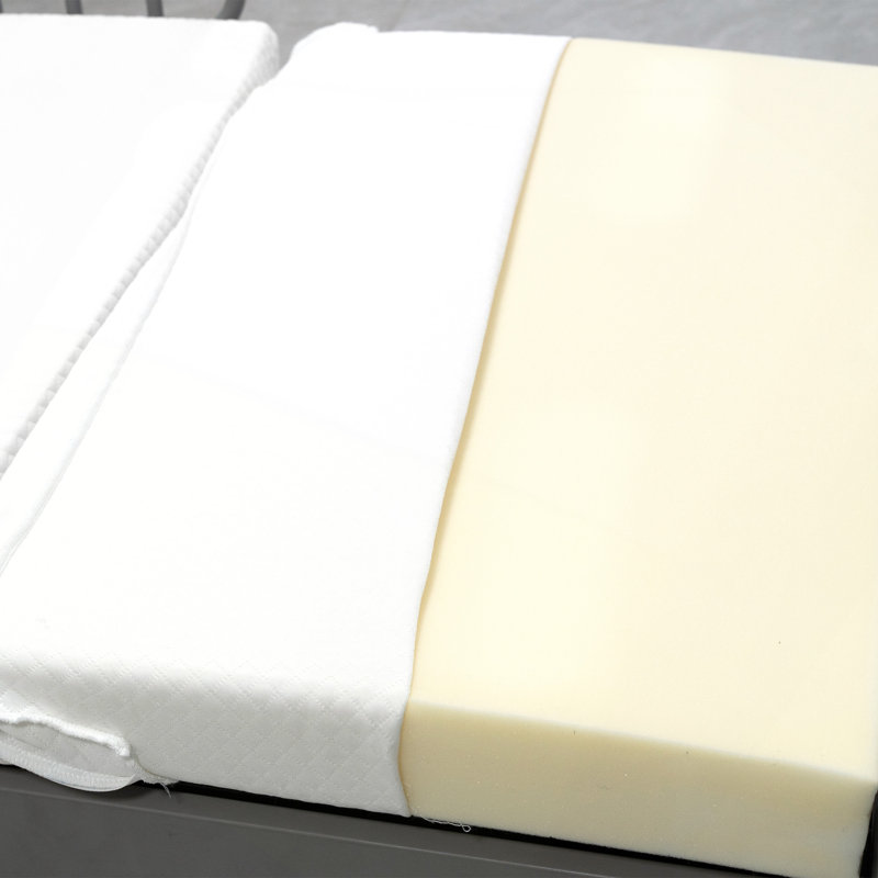 Lit d'hôpital électrique réglable pour une utilisation à domicile avec télécommande câblée, matelas pliant en mousse à mémoire de forme et rails latéraux de sécurité, soutien à domicile