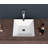 16X16 Inch White Ceramic Square Vessel Bathroom Sink