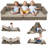 Boneless Qaba Kids Foam Climbing Blocks, Climbing Toys for Toddlers, Convertible Soft Play Climbing for Boys & Girls, Khaki