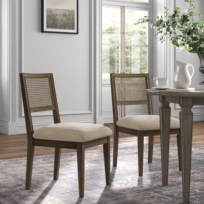 Centennial Cane Back Dining Chairs by Kelly Clarkson Home