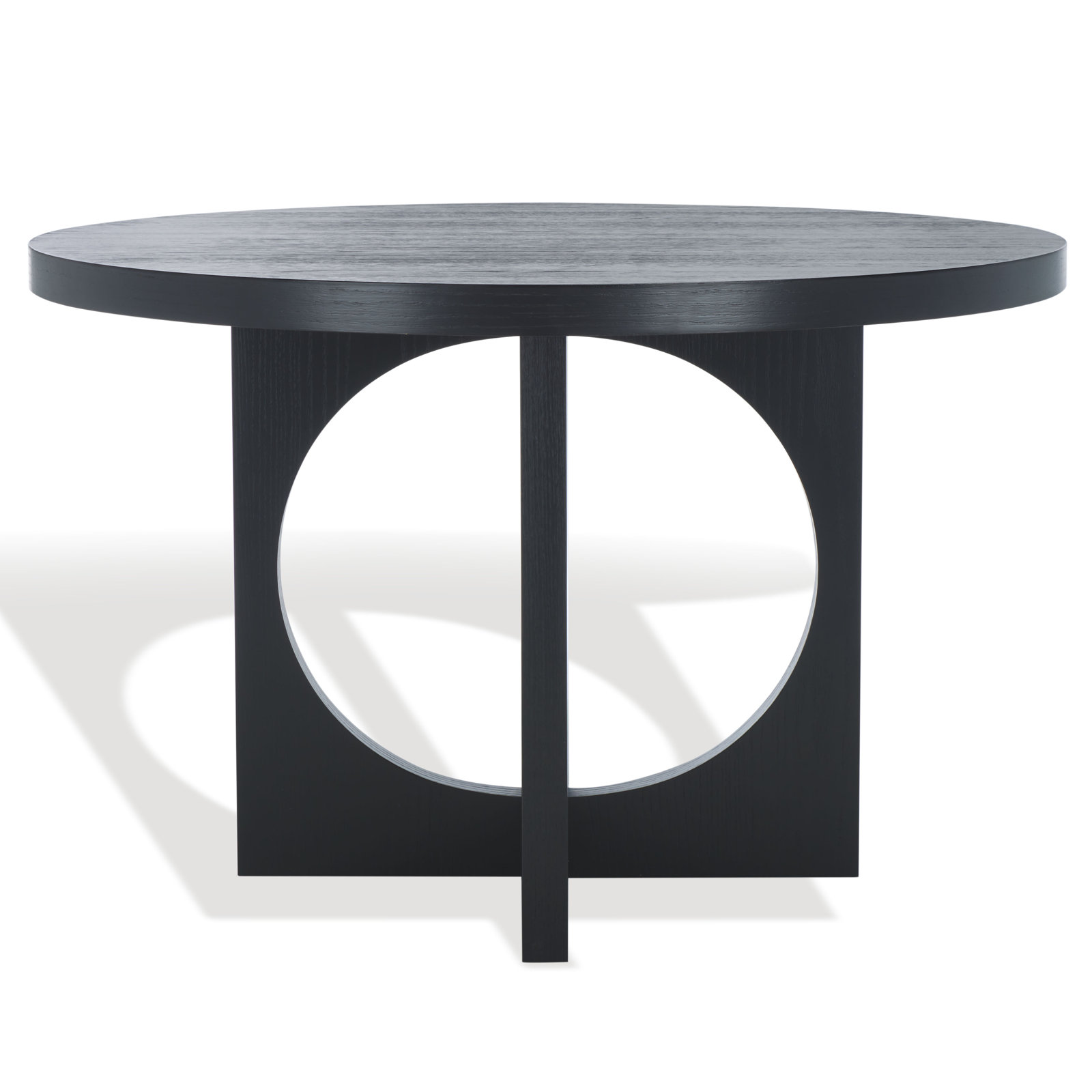 Vischer 47'' Round Dining Table, Black