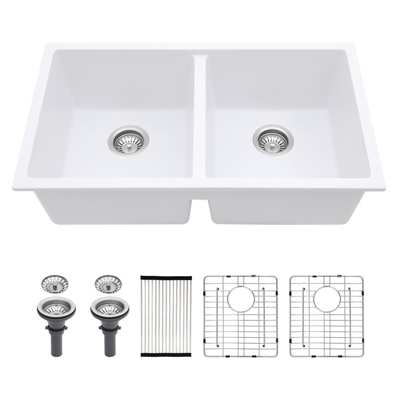 Premium Quartz Composite Kitchen Sink With Advanced Features For A Clean And Durable Kitchen