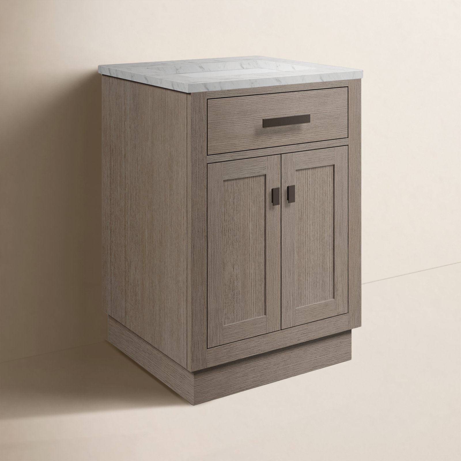 Nicholls 24" Single Bathroom Vanity, Gray