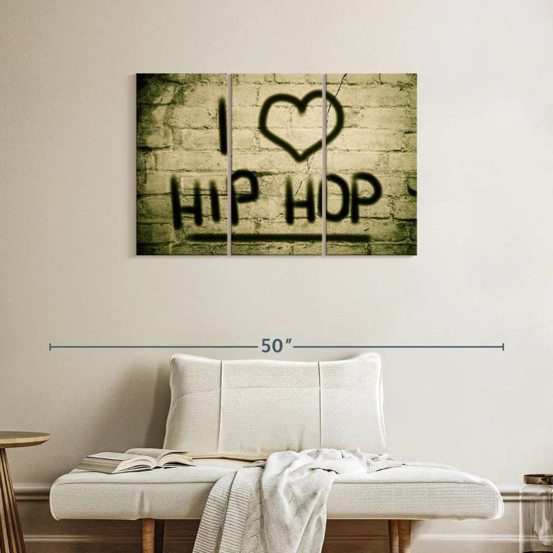 Tergel I Love Hip Hop, H 24 po x l 38 po