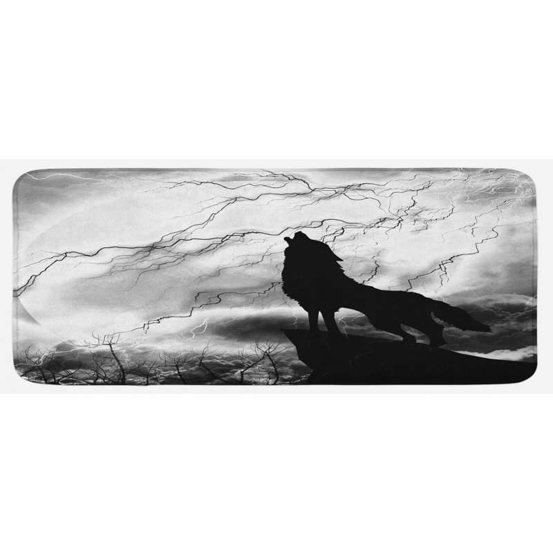 Rustic Synthetic Kitchen Mat