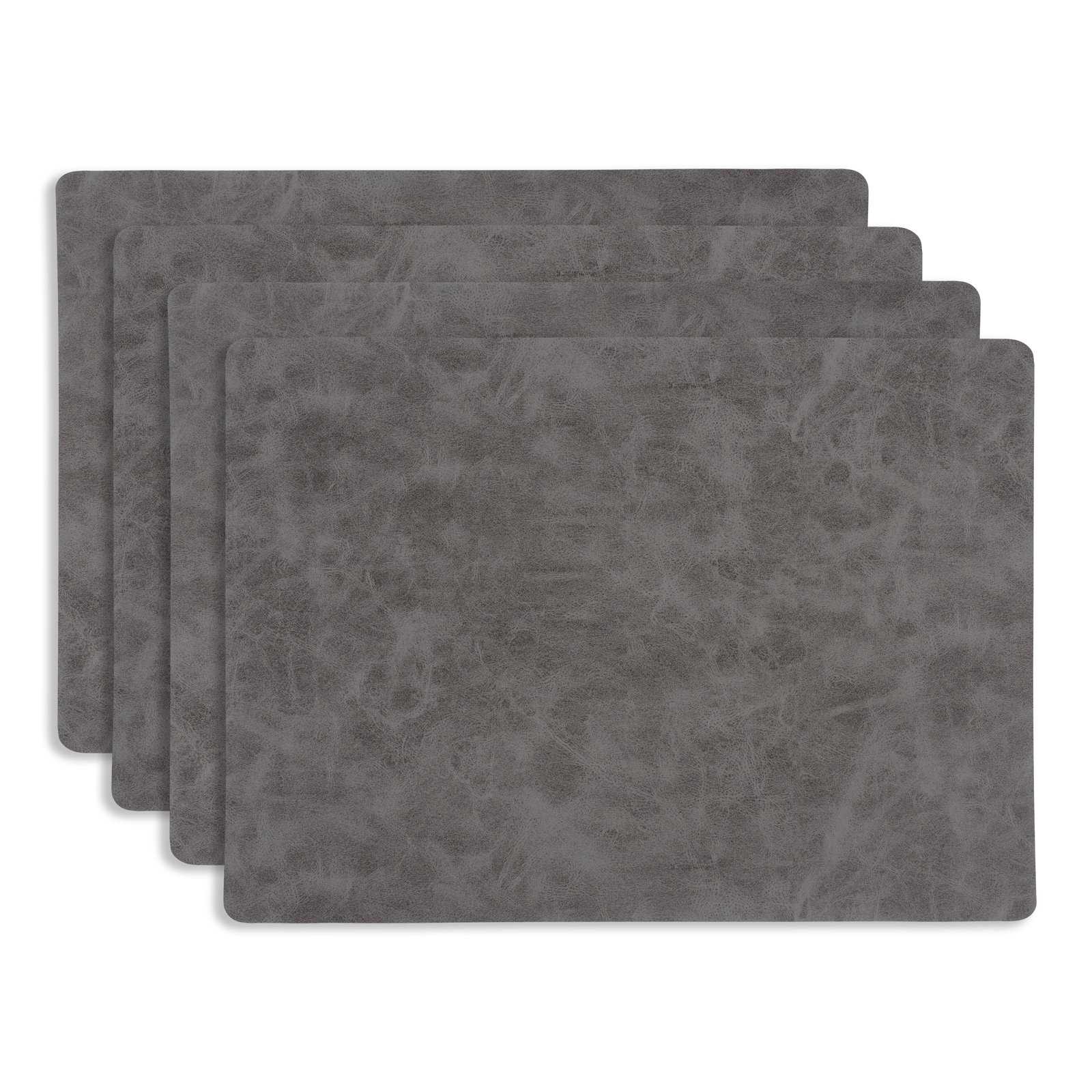 KAF Home Reversible Vinyl Placemat, Gray