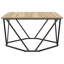 Coffee Table Engineered Wood and Steel Modern Low Living Room Square-134459671