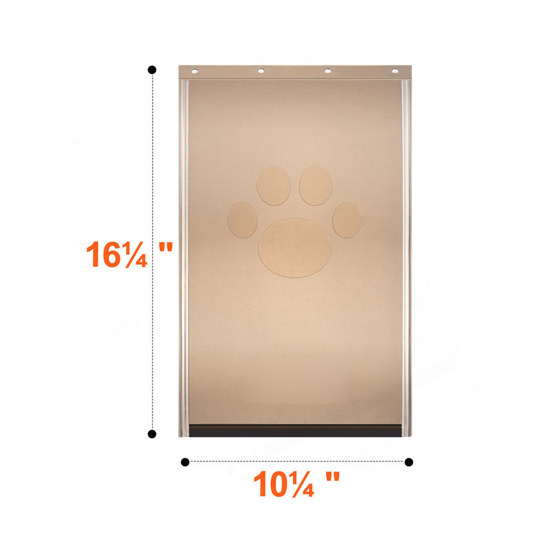 Clapet de remplacement pour porte pour animal de compagnie 10,25 "x 16,25" compatible avec les portes pour animaux