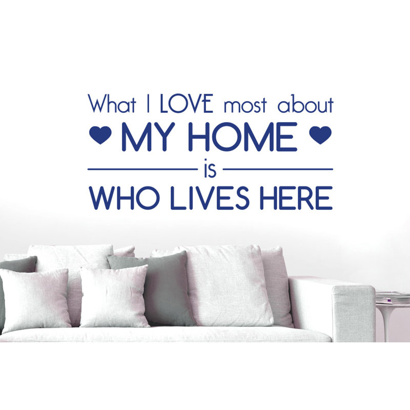 Wall Decal, Dark Blue, Large