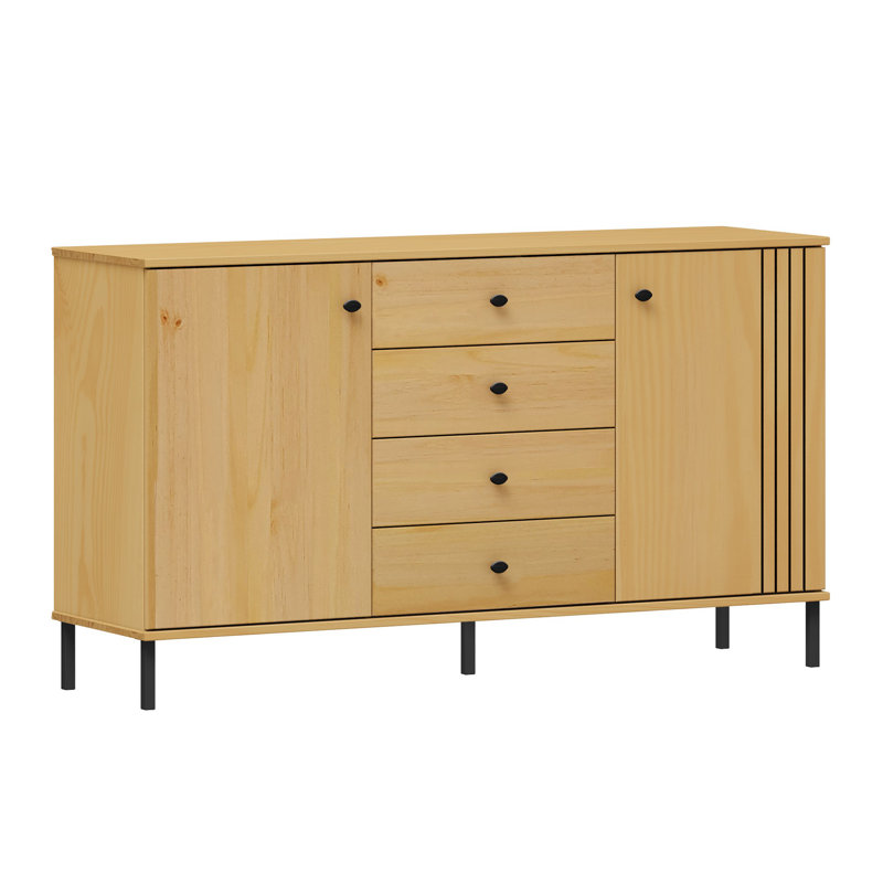 Rensel 140cm Solid Wood Sideboard