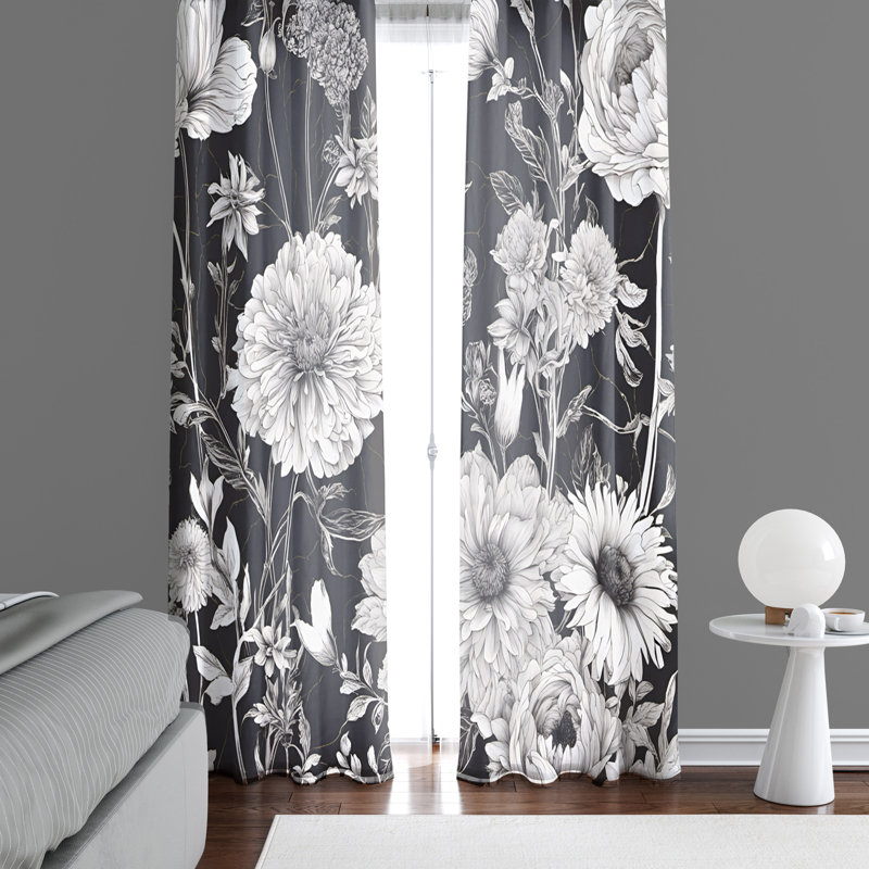 Semi Sheer Curtain Pair, 20" W x 82" L