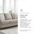 Francie Upholstered 87'' Sofa