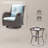 Tapan Wicker 2 - Person Patio Conversation Set with Cushions-1286908756