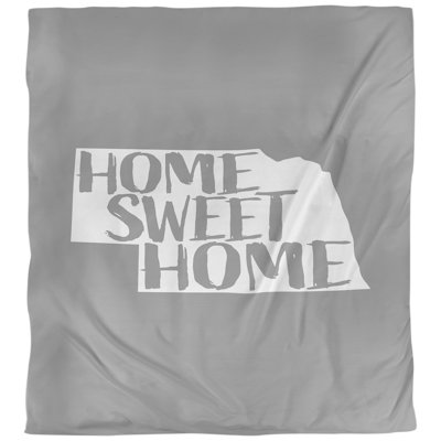 Home Sweet Nebraska Duvet Cover