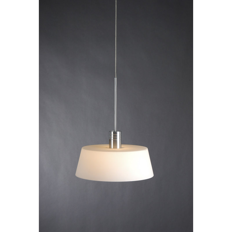 1 - Light Drum Pendant, White