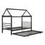 Lit plateforme simple en métal Mondamin-1531324119