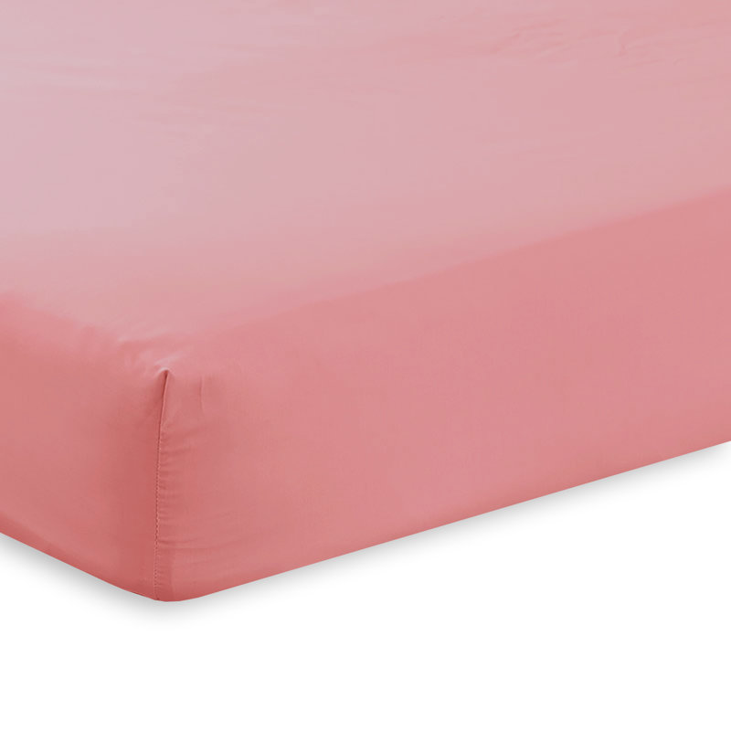 Izyan Cotton Blend Standard Pillow Case, Dusky Pink