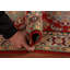 Tapis rouge fait à la main Kazak 3 x 4