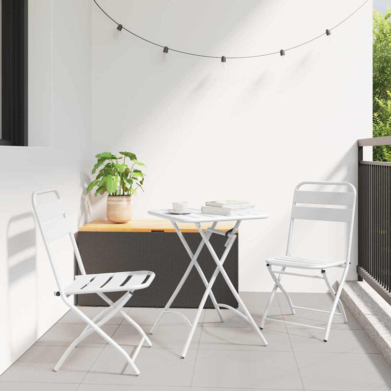 Patio Dining Side Chair, White