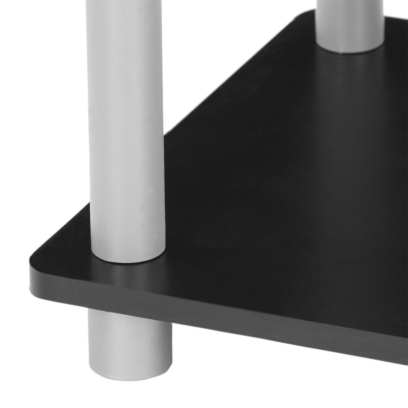 Maxine 59.9cm W Manufactured Wood Shelving Unit, Black/Grey