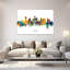 «Vibrant Houston Skyline», art contemporain urbain-1221151093