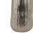 Elegant Metal Rounded Floor Vase for Home Decor - Sculptural Tall Flower Vase for Living Room, Entryway, and Corner Styling - Silver-473132898