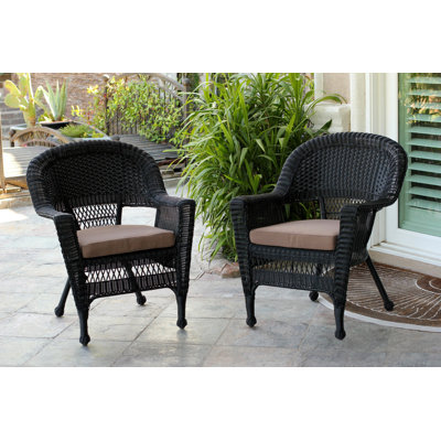 Chaise de patio avec coussins Burrowes