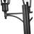 Talbot 1 Light Outdoor Post Mount Fixture in Black