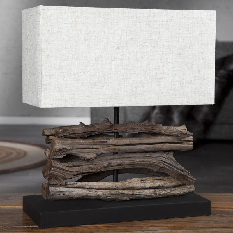 Nyla 40cm Dark Brown Table Lamp