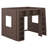 Queen Size Wooden Loft Bed With Cabinets And Shelves, Space-Saving Multifunction Loft Bed For Small Rooms-519138318