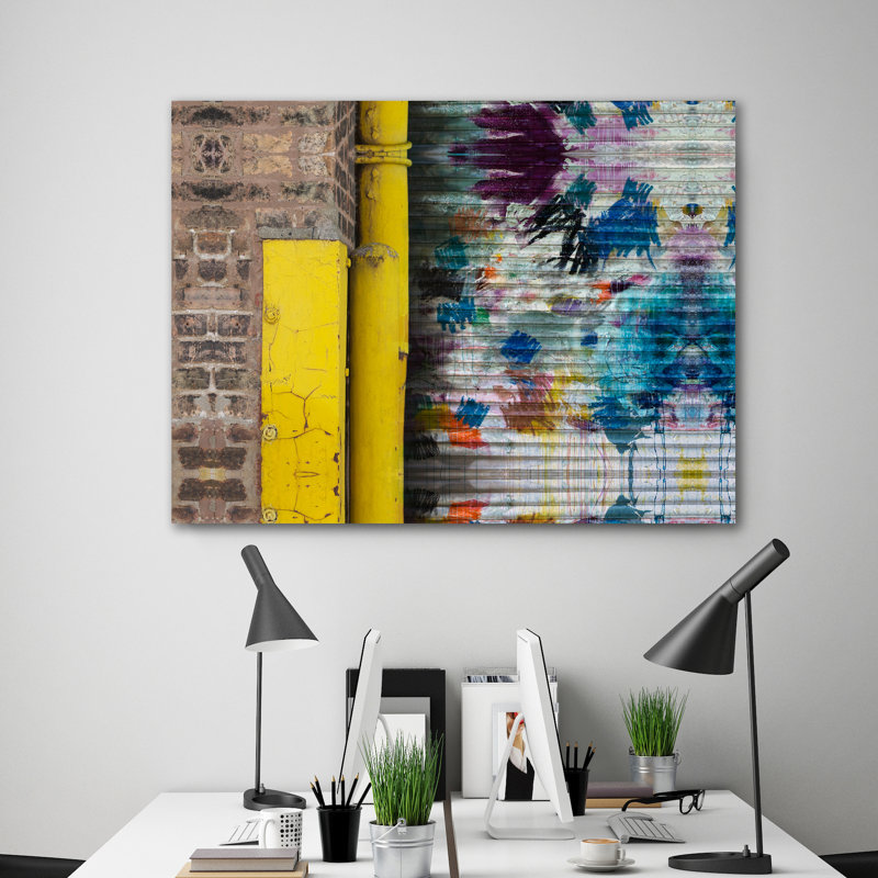 Garage Door by Kent Youngstrom - Wrapped Canvas Print, 30cm H x 41cm W x 4cm D
