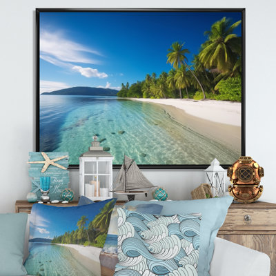 Ocean Blue Paradise - Modern Beach Wall Art