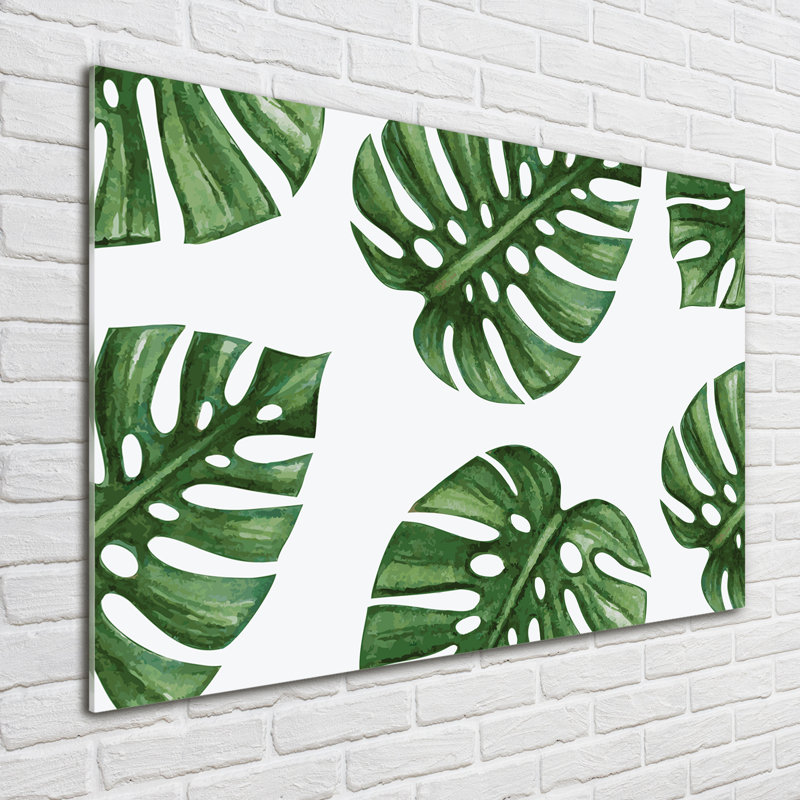 Monstera - No Frame Print on Glass