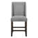 Antoiniece Upholstered Counter Side Chair in Gray