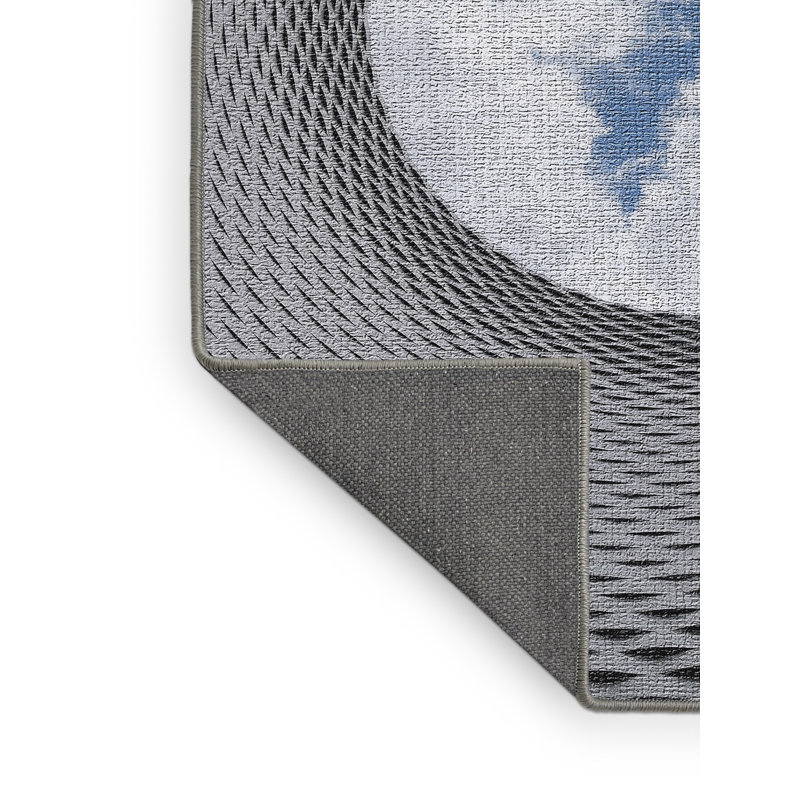 Tapis de zone gris ciel, Rectangle 5 pi x 7 pi