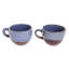 Tasses à café en céramique bleu marine faites à la main Red Barrel Studio® (la paire)