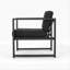 Ensemble de 2 chaises club d'extérieur en aluminium Navan
