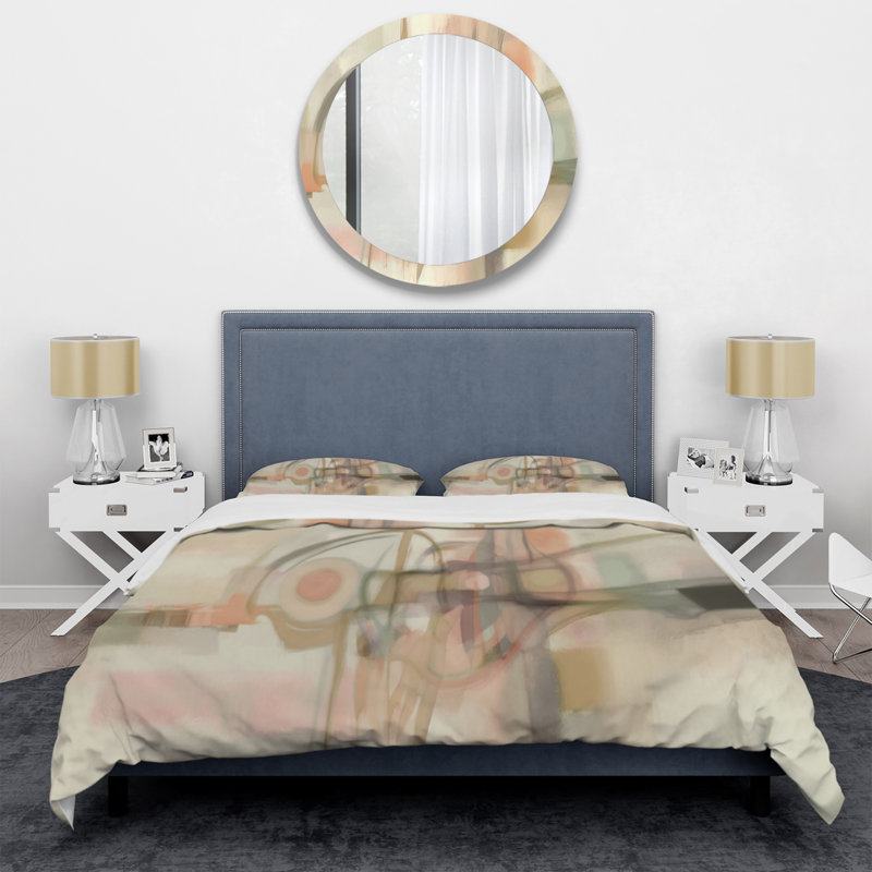 Ensemble de housse de couette Knowing Vintage Rose Minimal Retro Simplicity I BeddingMicrofiber / Polyester