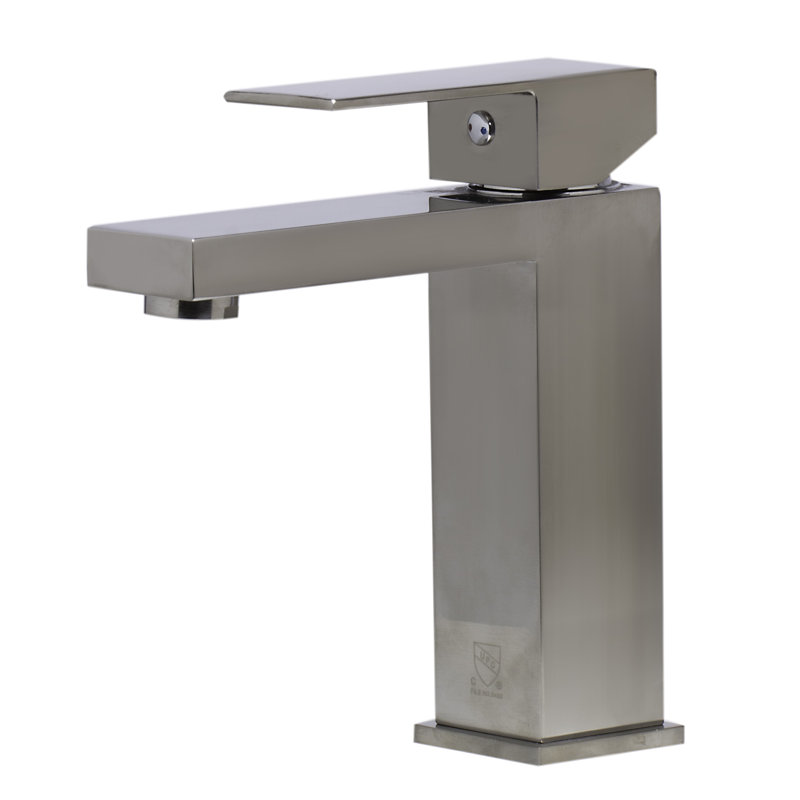 Single-Hole Single-handle Bathroom Faucet, Brushed Nickel