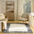 Pernell Ivory Beige Shag Indoor Rug-1557387178