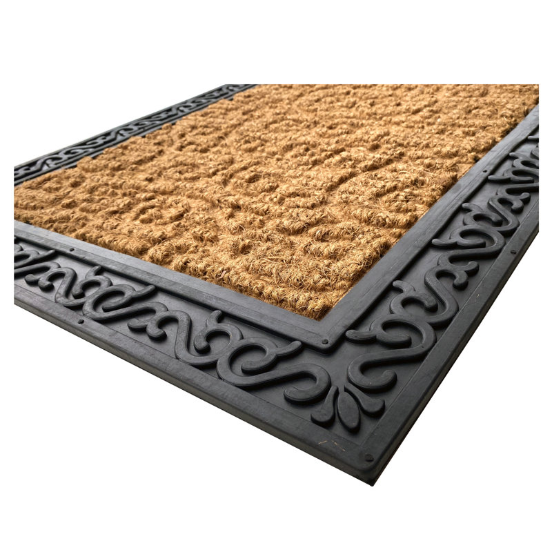 Tapis d'entrée antidérapant Biana Brawny Life, L 18 po x L 30 po