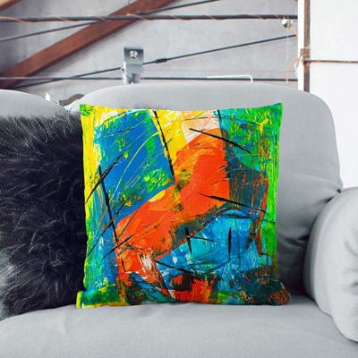 Abstract Square Cushion