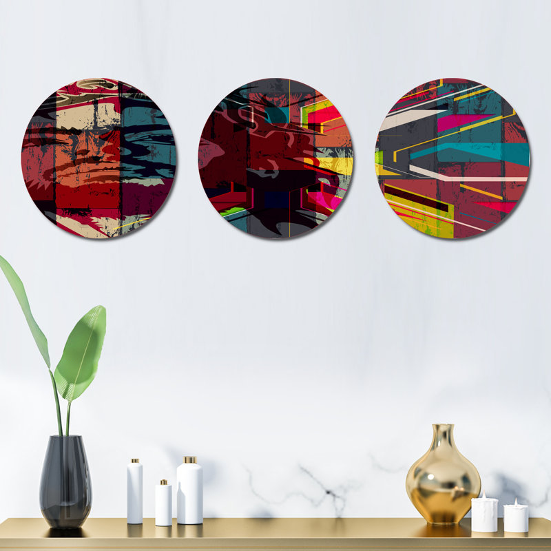 Ensemble de 3 décorations murales