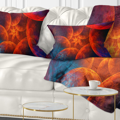 Coussin lombaire abstrait avec nuages