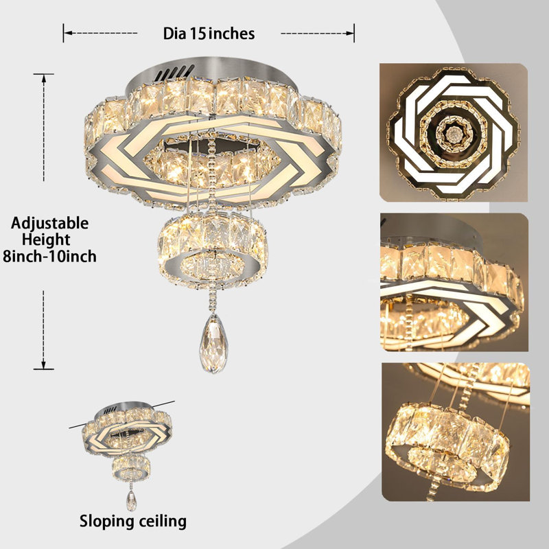 Small Crystal Chandelier